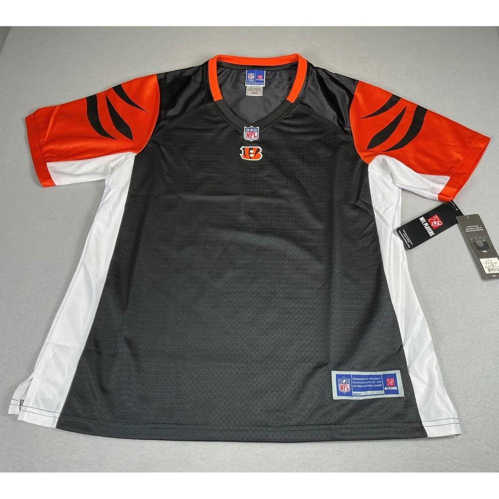 NFL Pro Line Cincinnati Bengals Women's Jersey Black Orange Medium NWT
